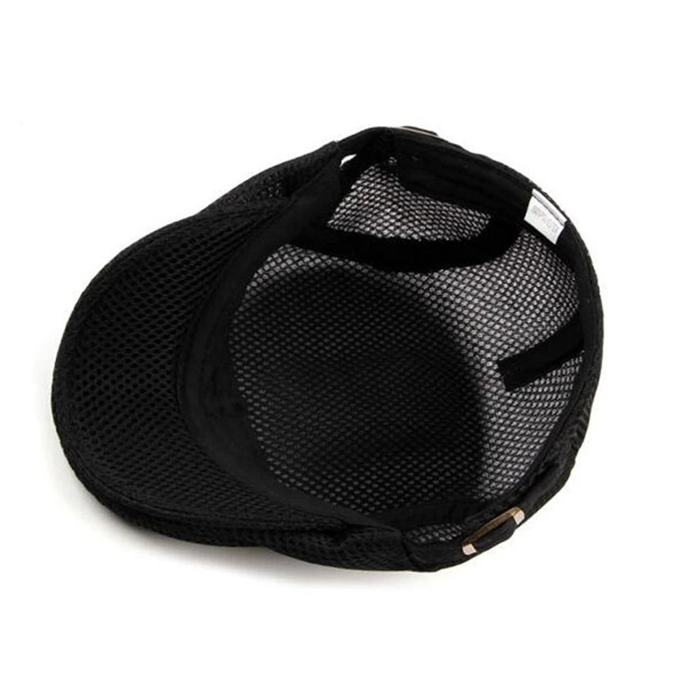 Men Women Mesh Summer Style Plaid Berets Caps Casual Unisex Sports Caps Cotton Hats Boina Casquette Flat Cap Painter Cap