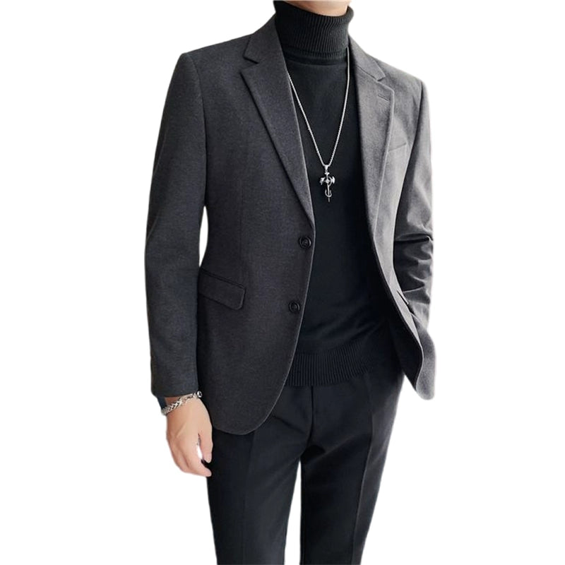 High Quality Woolen Spring and Autumn Casual Suit Jacket