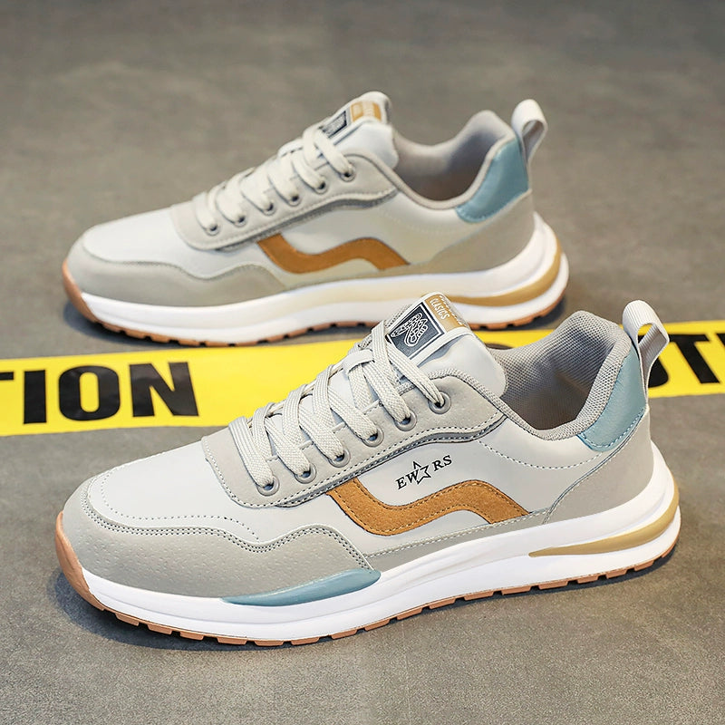 Spring and Autumn Men's Shoes 2023 New Autumn Work Board Shoes Sports Casual Student Argan Running Men's Daddy Tide Shoes