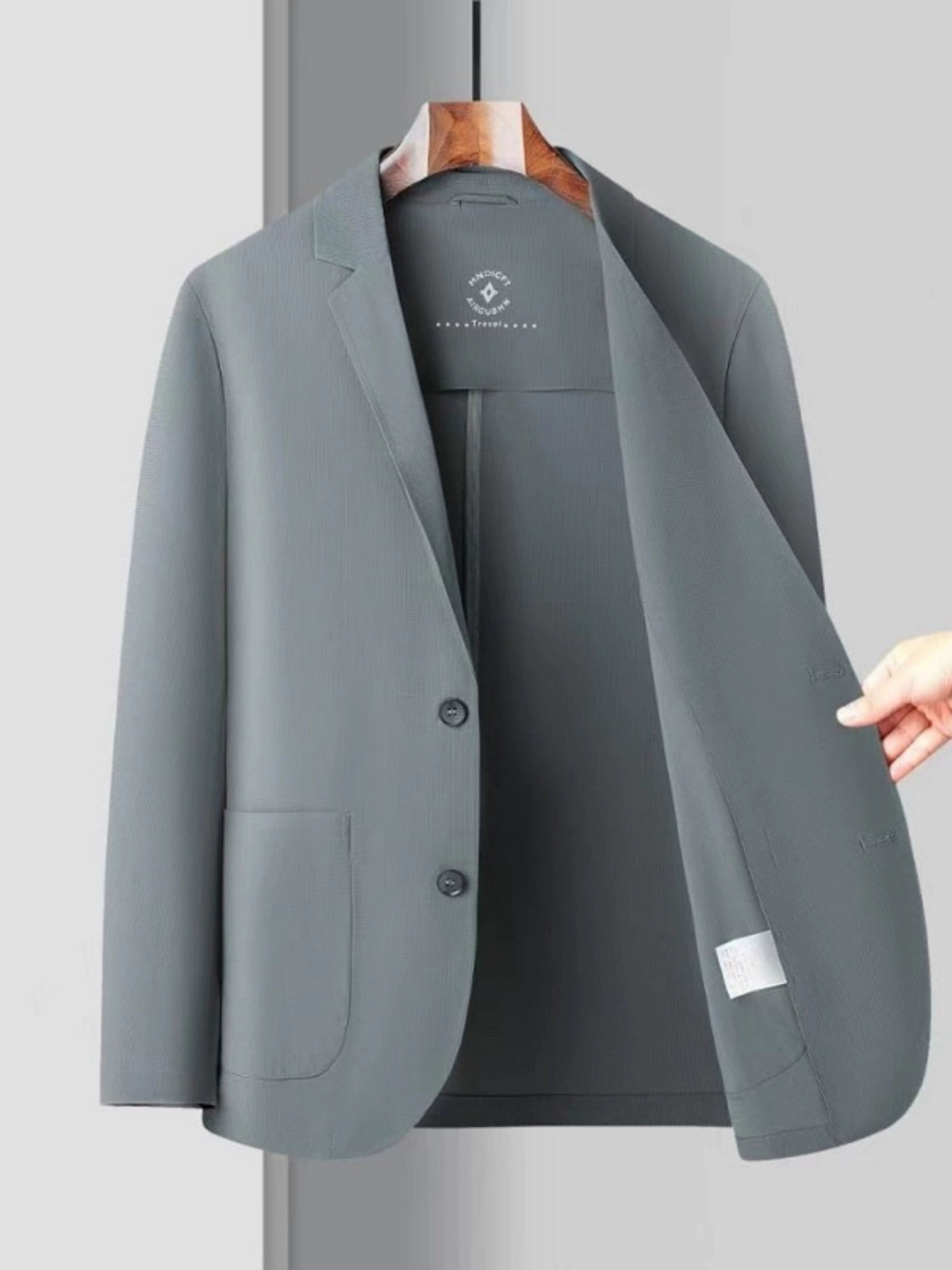 Ice Silk Accessible Luxury Adhesive Seamless High-Grade Spring and Autumn Suit