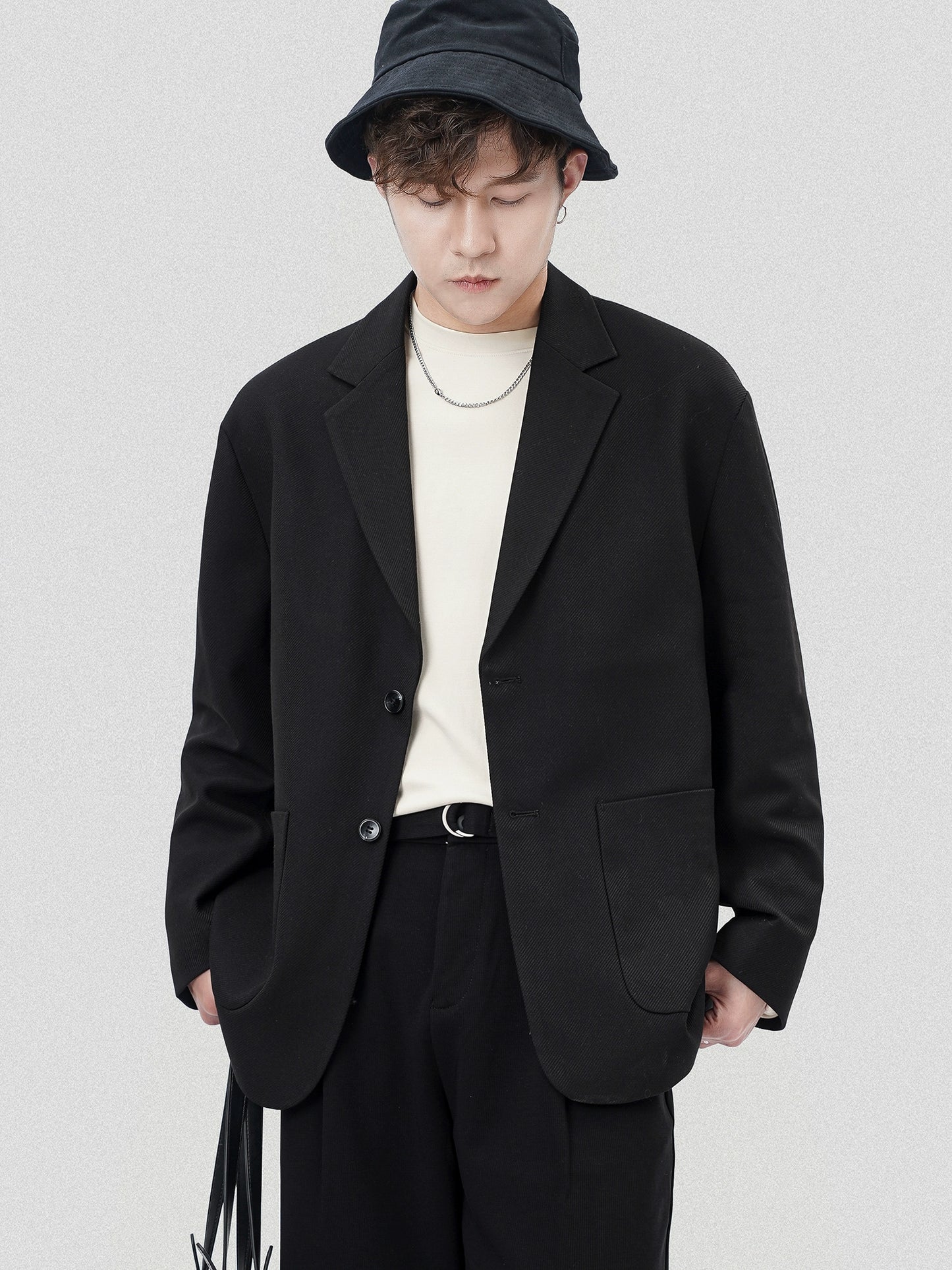 Niche Drape Spring and Autumn Casual Top Coat Suit
