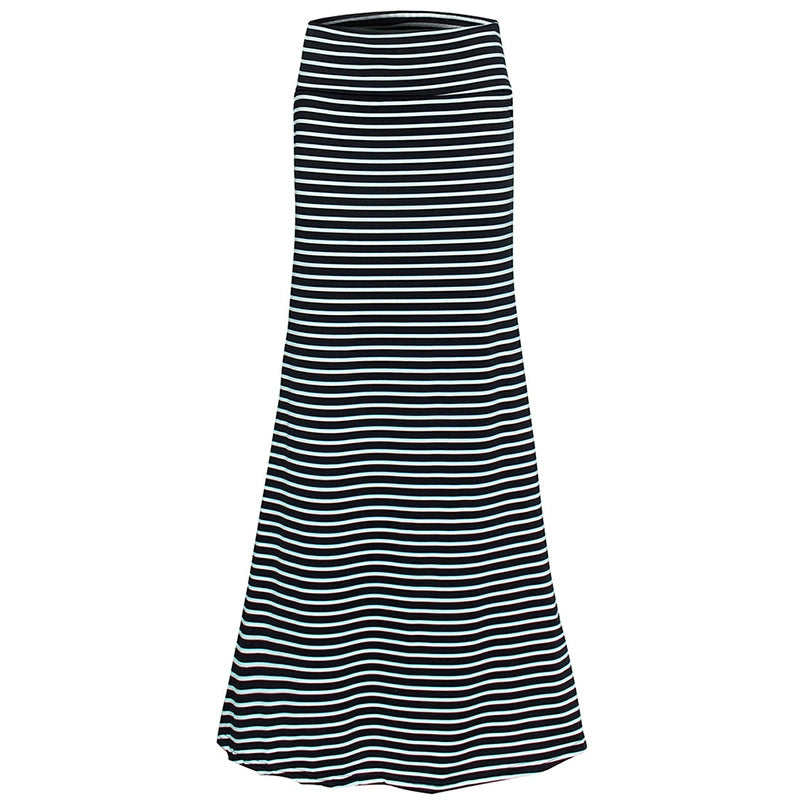High Waist Elastic Wrap Hip Skirt Long Skirt High Waist Stretch Hip Skirt Trendy