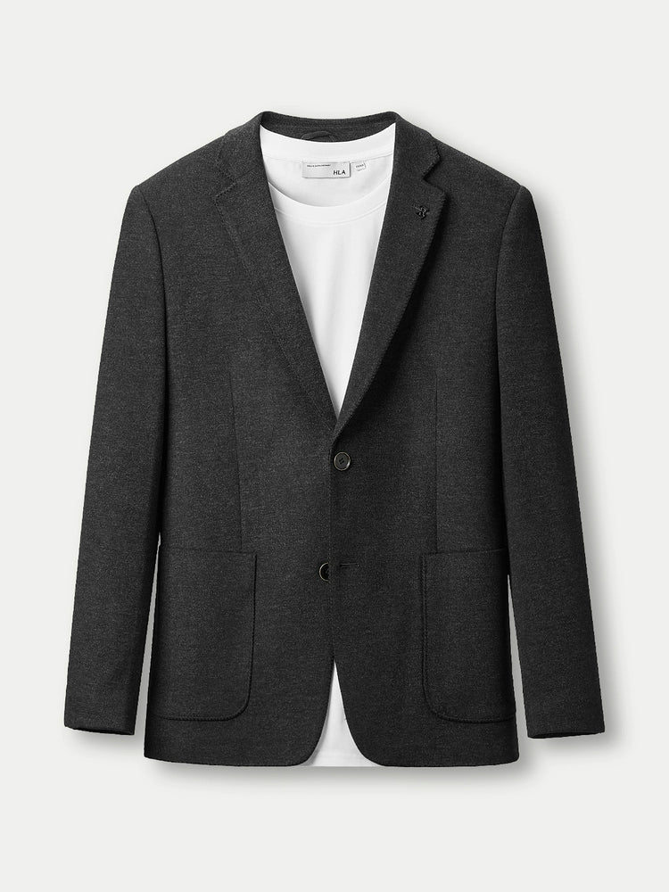 Hla Velvet Elastic Autumn Easy to Care Leisure Suit