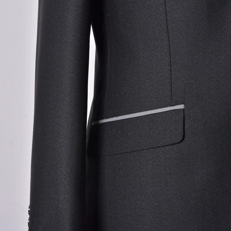 Romon Autumn Business Professional Formal Wear Slim-Fitting Suit