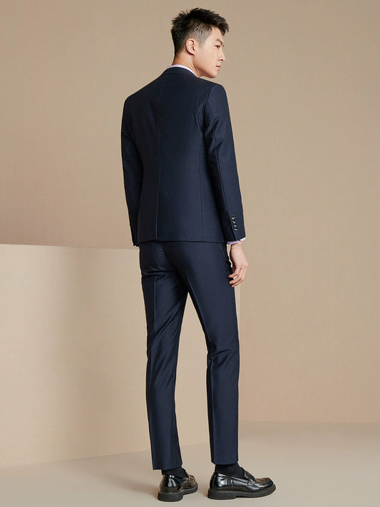 HLA Business Comfortable and Stylish Two-Piece Set Crisp Suit