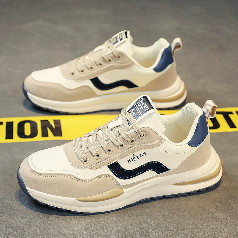 Spring and Autumn Men's Shoes 2023 New Autumn Work Board Shoes Sports Casual Student Argan Running Men's Daddy Tide Shoes