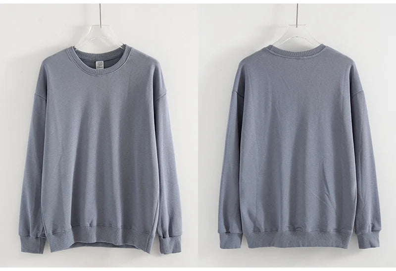 Women's Sweatshirt Sport Loose Fall Clothes Streetwear Pullover Oversized Crewneck Sweatshirt Black For Women Red Sweatshirts