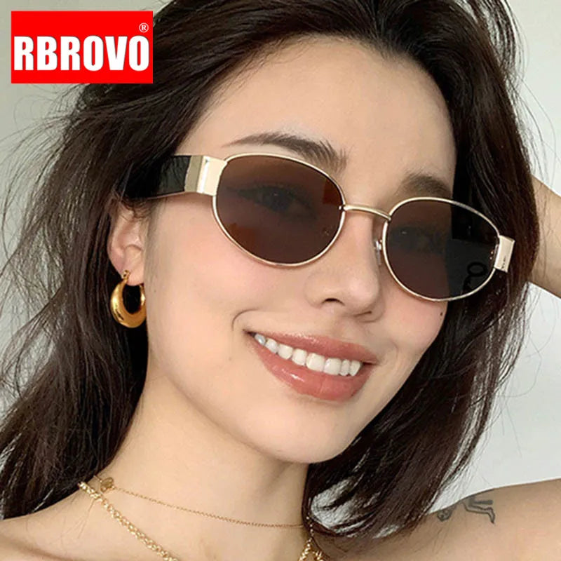 RBROVO Round Retro Sunglasses Women 2023 Vintage Eyeglasses Women/Men Brand Designer Glasses Women Luxury Oculos De Sol Feminino