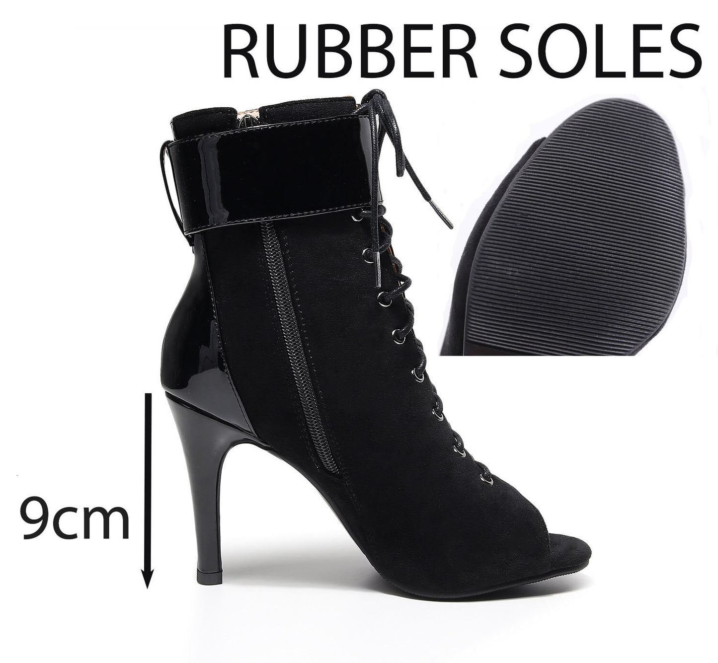 Black 7cm Party Dance Boots Show Sexy for Women Shoes Free Shipping High Heels Dance Shoes Stripper Jazz Pole Stage 2023 Summer
