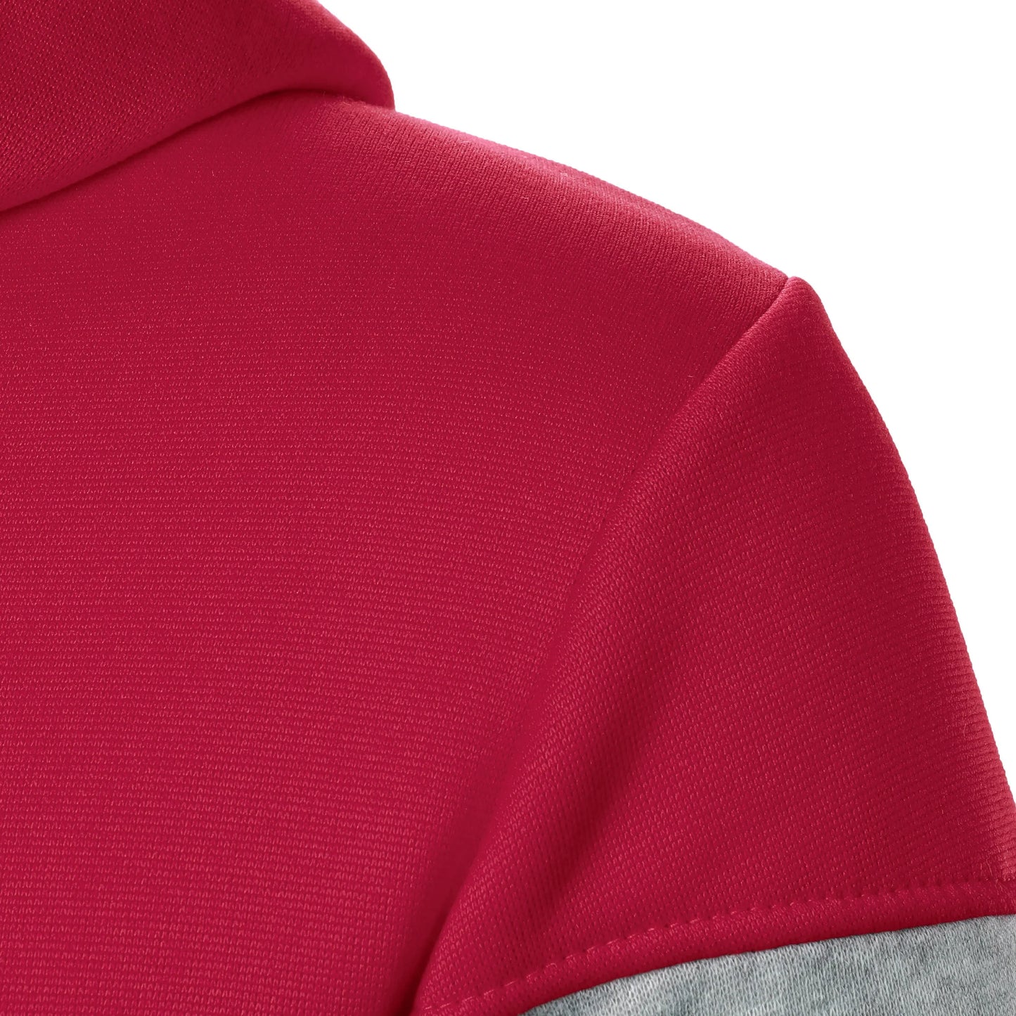 Autumn and winter men's color match color fashion hoodie men's casual sports shirt