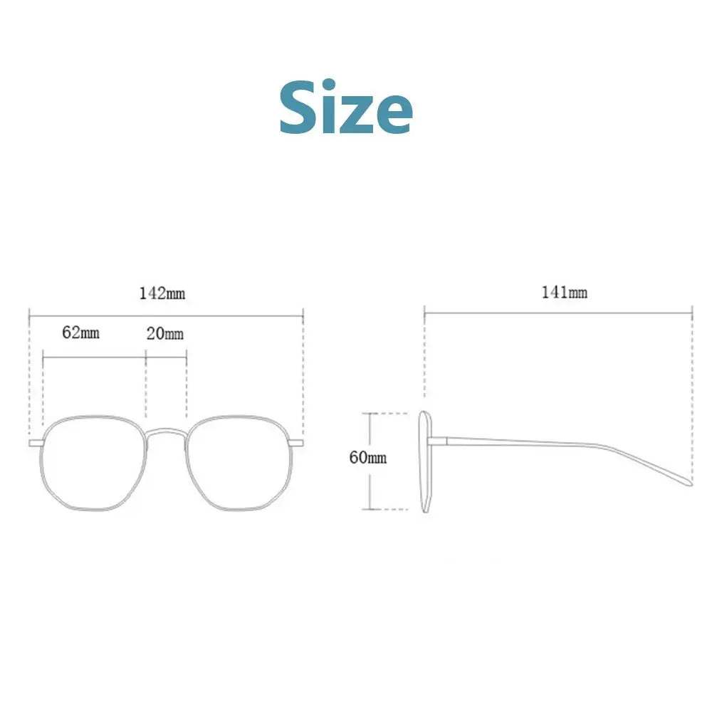 New Fashion Square Eyeglasses Optical Anti-blue Glasses Sunglasses Frame Eyewear Female Spectacles Vintage Oversized Accessories