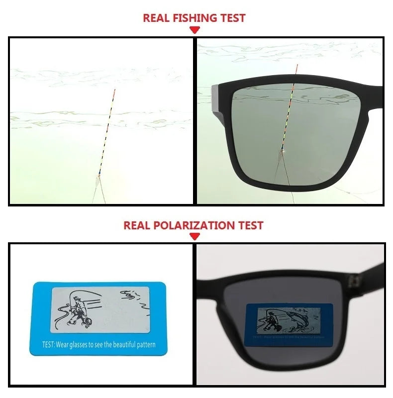 Classic Square Vintage Men's Polarized Sunglasses For Men Women Luxury Brand Designer Driving Sun Glasses UV400 Fishing Eyewear