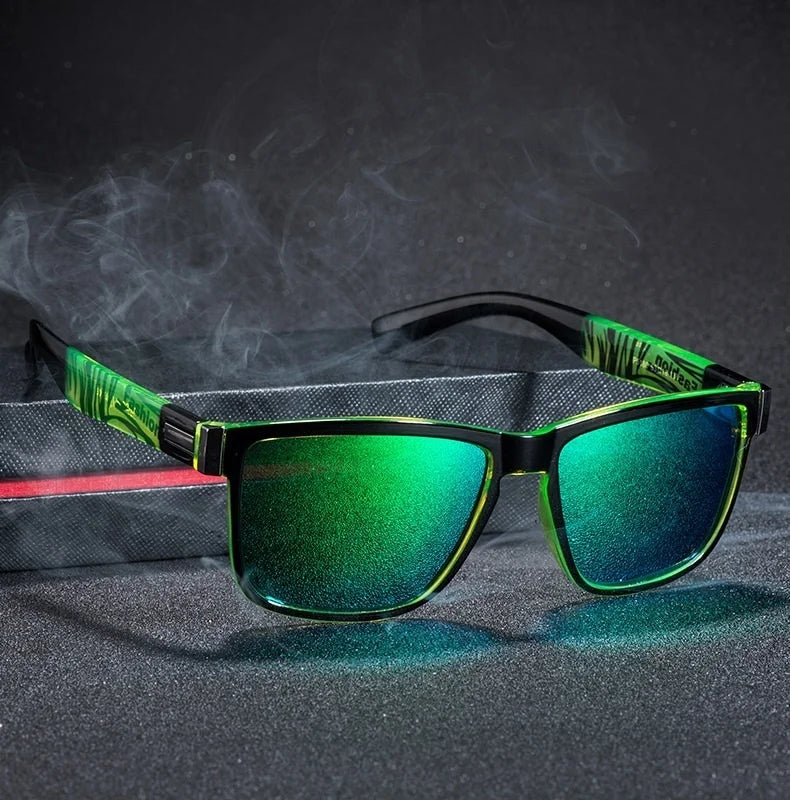 Classic Square Vintage Men's Polarized Sunglasses For Men Women Luxury Brand Designer Driving Sun Glasses UV400 Fishing Eyewear