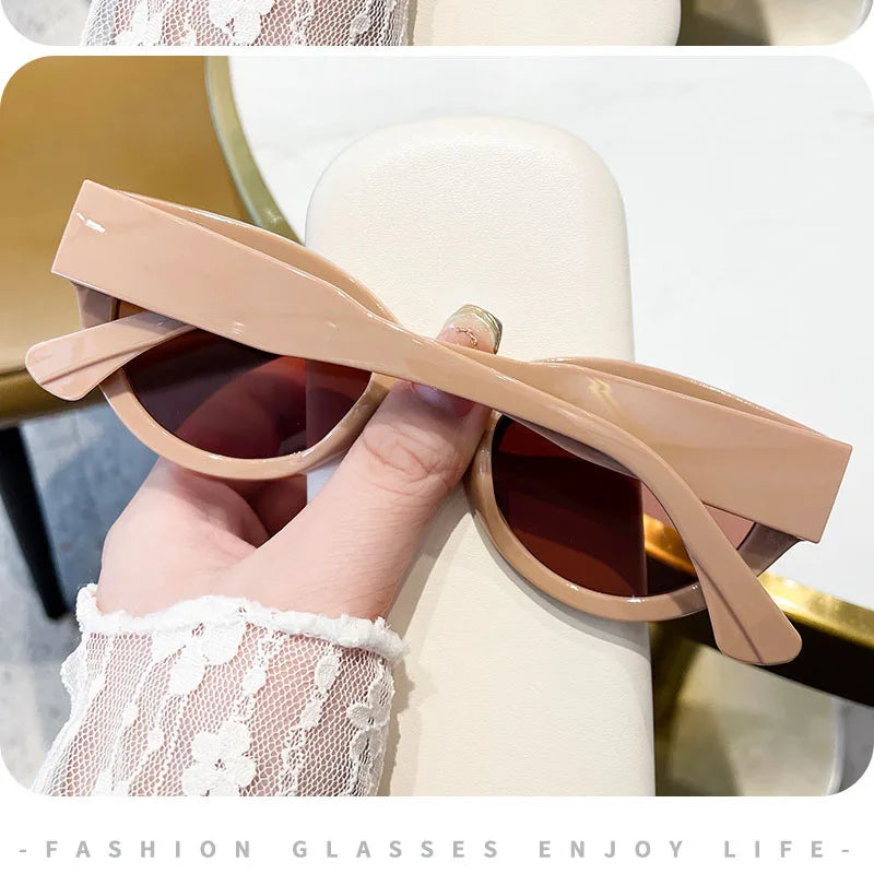 YOOSKE 2023 Sunglasses Men Women Brand Designer Retro Round Sun Glasses Vintage Male Female Goggles UV400