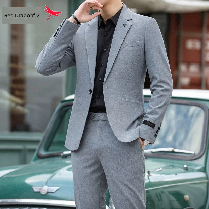 Red Dragonfly Casual Spring and Autumn Business Top Trendy Suit