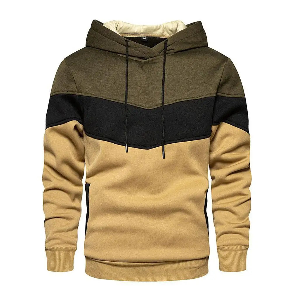 Men's Winter Hoodie Bla Sweatirt Casual Comfortable Fce Lined Oversized Fit Sweatirt with Zipper And Side kets