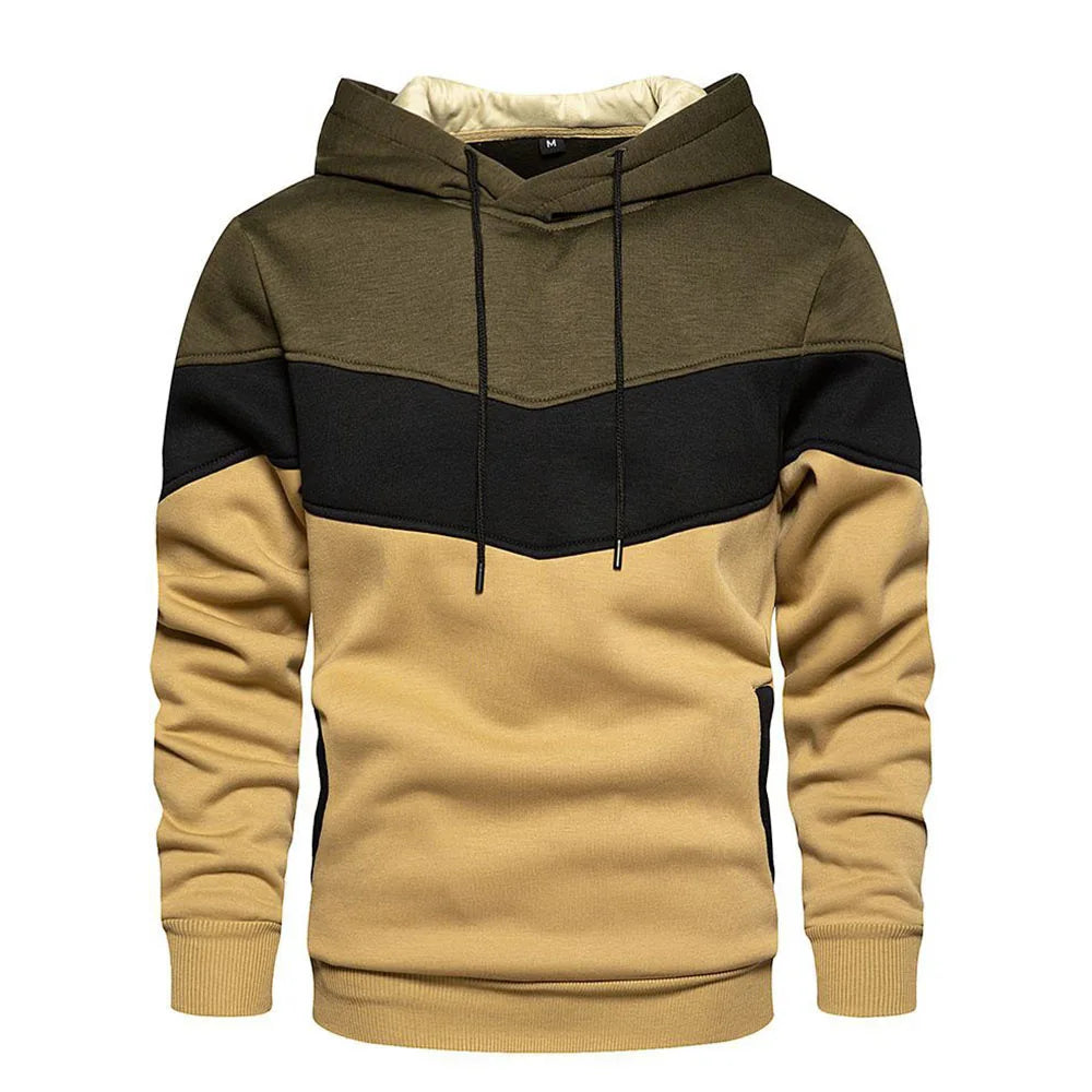 Men's Winter Hoodie Bla Sweatirt Casual Comfortable Fce Lined Oversized Fit Sweatirt with Zipper And Side kets