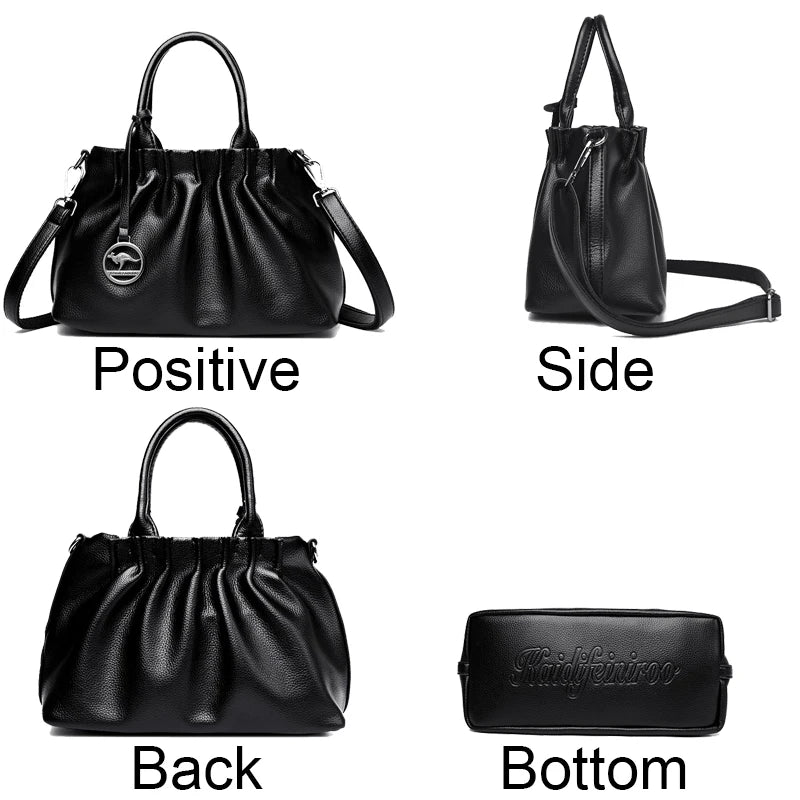 High quality Designer handbags Genuine leather Large capacity Casual Tote Bag womens Crossbody Hand Bags for Women Shoulder bag