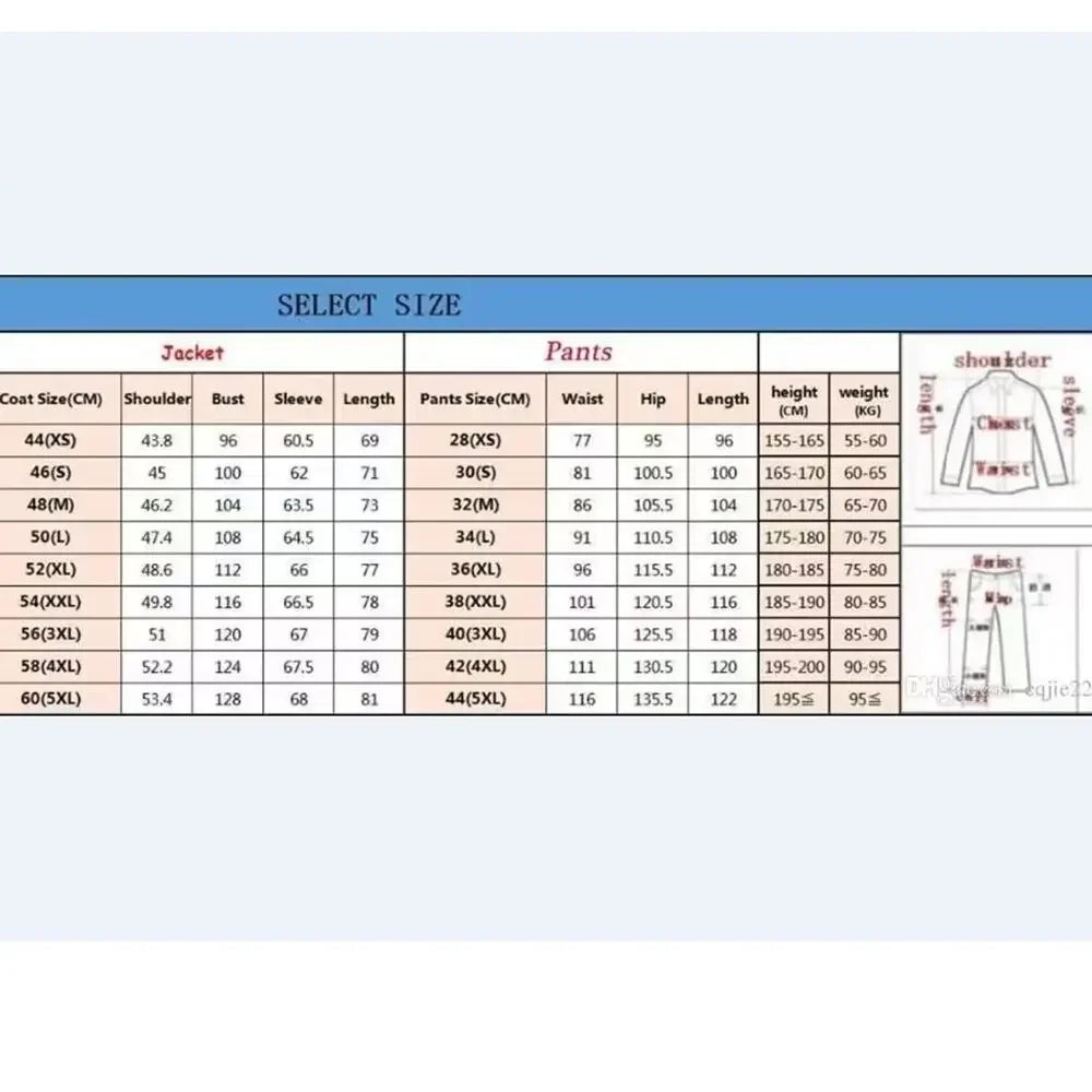 New Fashion  Men Suits High Quality Stand Collar Single Breasted Male Casual Daily Two Piece Blazer Pants Set