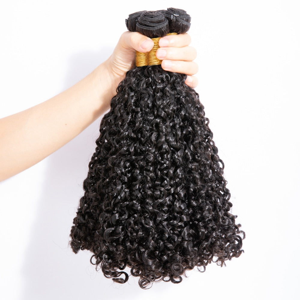 Brazilian 10A Small Spirals Curly Bundles Unprocessed Kinky Curly Human Hair Pixie Curls Weave Only Virgin Hair Extension 3B 3C