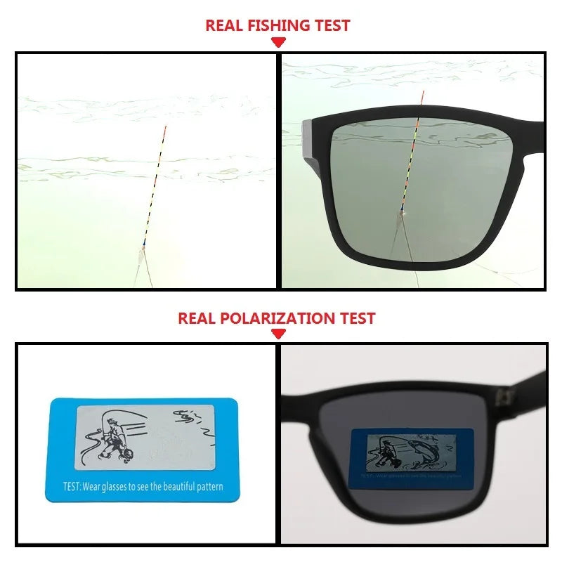 Classic Square Vintage Men's Polarized Sunglasses For Men Women Luxury Brand Designer Driving Sun Glasses UV400 Fishing Eyewear