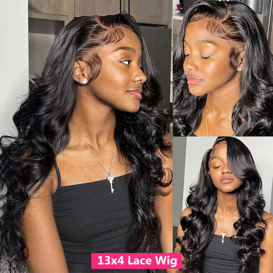 Gabrielle 13x6 13x4 Lace Front Wig Human Hair for Women Body Wave Human Hair Wigs 5x5 Lace Closure Wig Raw Indian Natural Hair