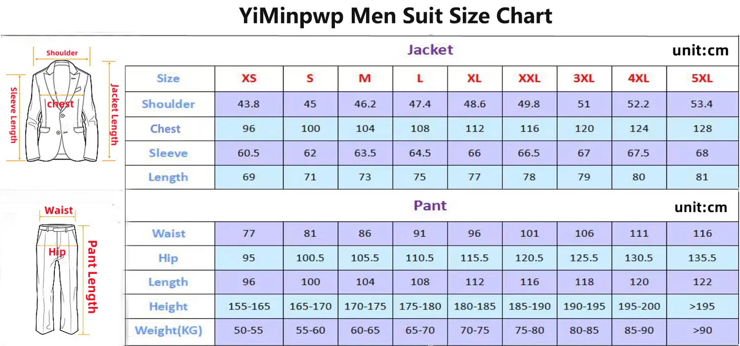 2023 New in Men Suits for Wedding Double Breasted 2 Pieces Jacket + Pants Slim Fit Men Blazer Sets Clothing Groomsmen Suits
