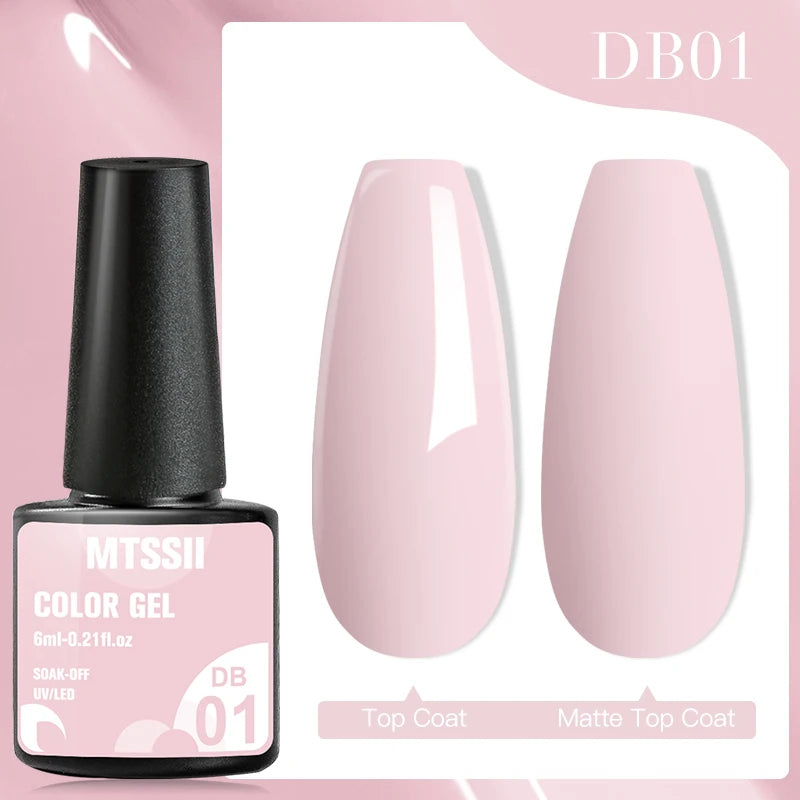 Mtssii Blossom Gel Nail Art Transparent Blossom Nail Polish Blooming Smook Effect Flower Gel Polish Soak off UV Nail Glue Gel