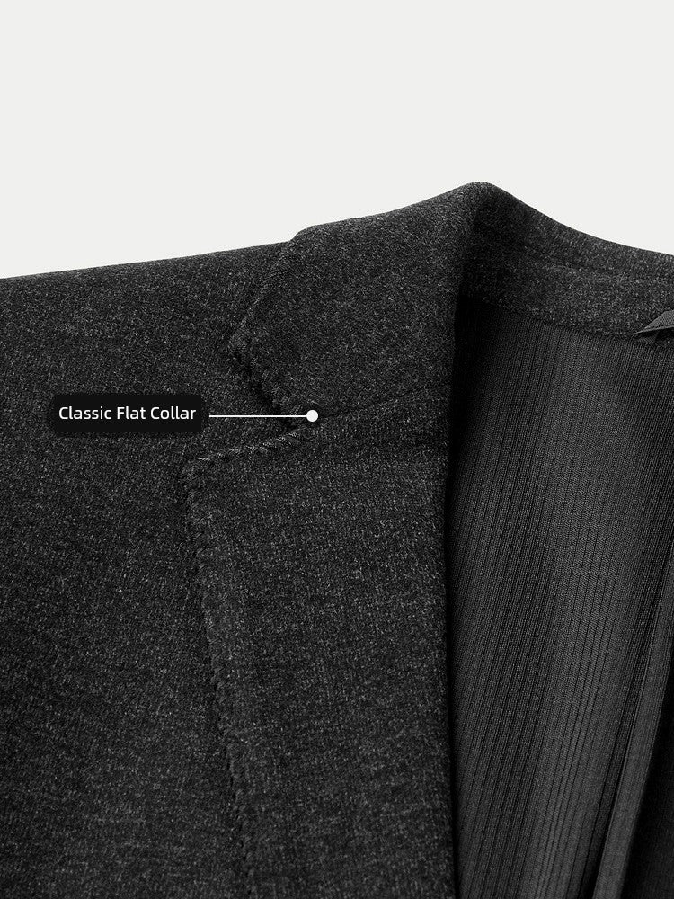 Hla Velvet Elastic Autumn Easy to Care Leisure Suit
