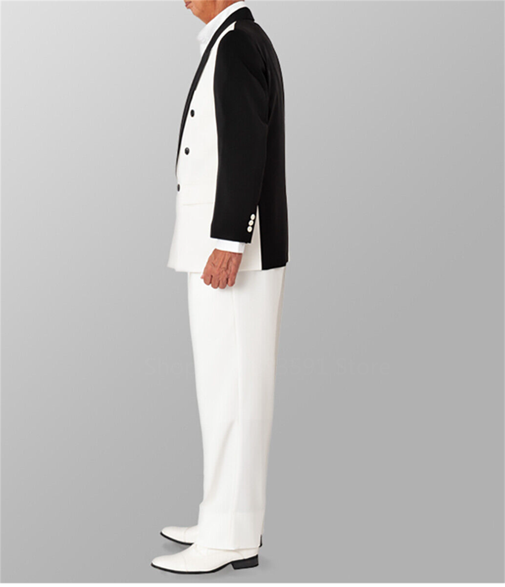 Splicing Color Men Suits Blazer Wedding Tuxedos 2 Pieces Pants Set Formal Spring 2023 Newest Party Prom Coat Jacket Custom Made