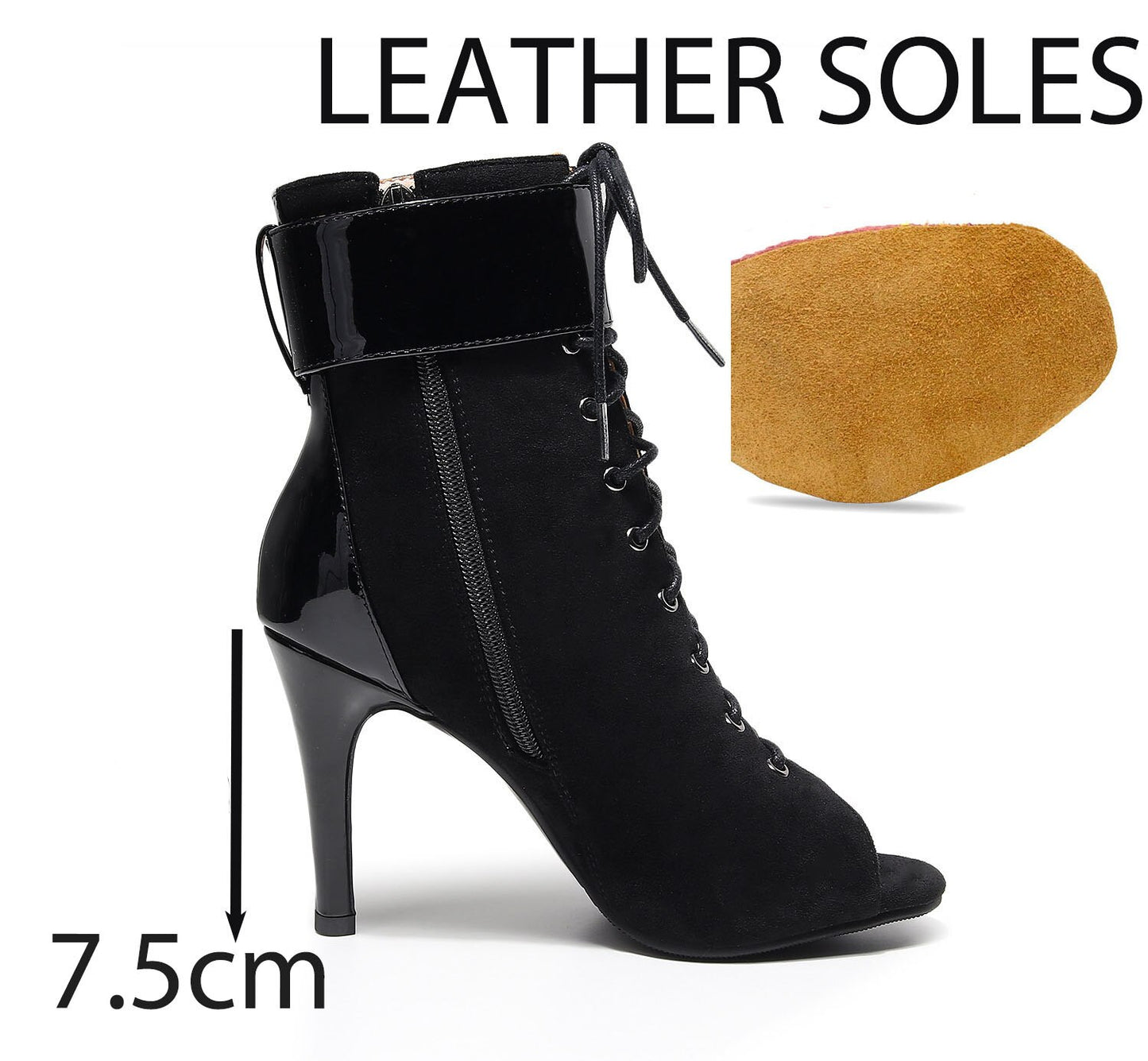 Black 7cm Party Dance Boots Show Sexy for Women Shoes Free Shipping High Heels Dance Shoes Stripper Jazz Pole Stage 2023 Summer