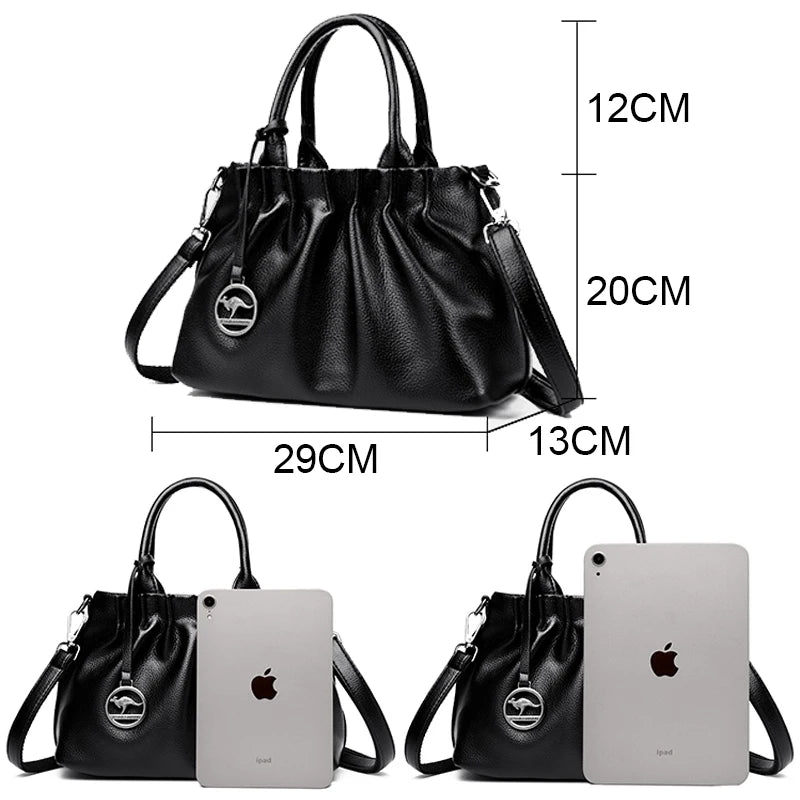 High quality Designer handbags Genuine leather Large capacity Casual Tote Bag womens Crossbody Hand Bags for Women Shoulder bag