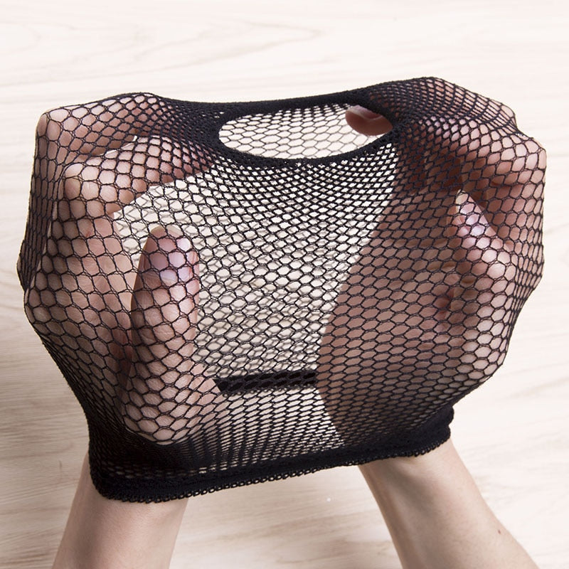 MNAWEI Top Sale 1 Pcs Hairnets good Quality Mesh Weaving Black Wig Hair Net Making Caps Weaving Wig Cap & Hairnets