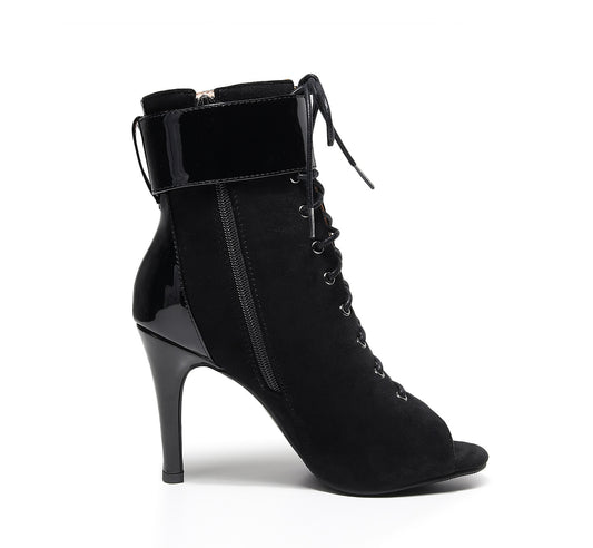 Black 7cm Party Dance Boots Show Sexy for Women Shoes Free Shipping High Heels Dance Shoes Stripper Jazz Pole Stage 2023 Summer
